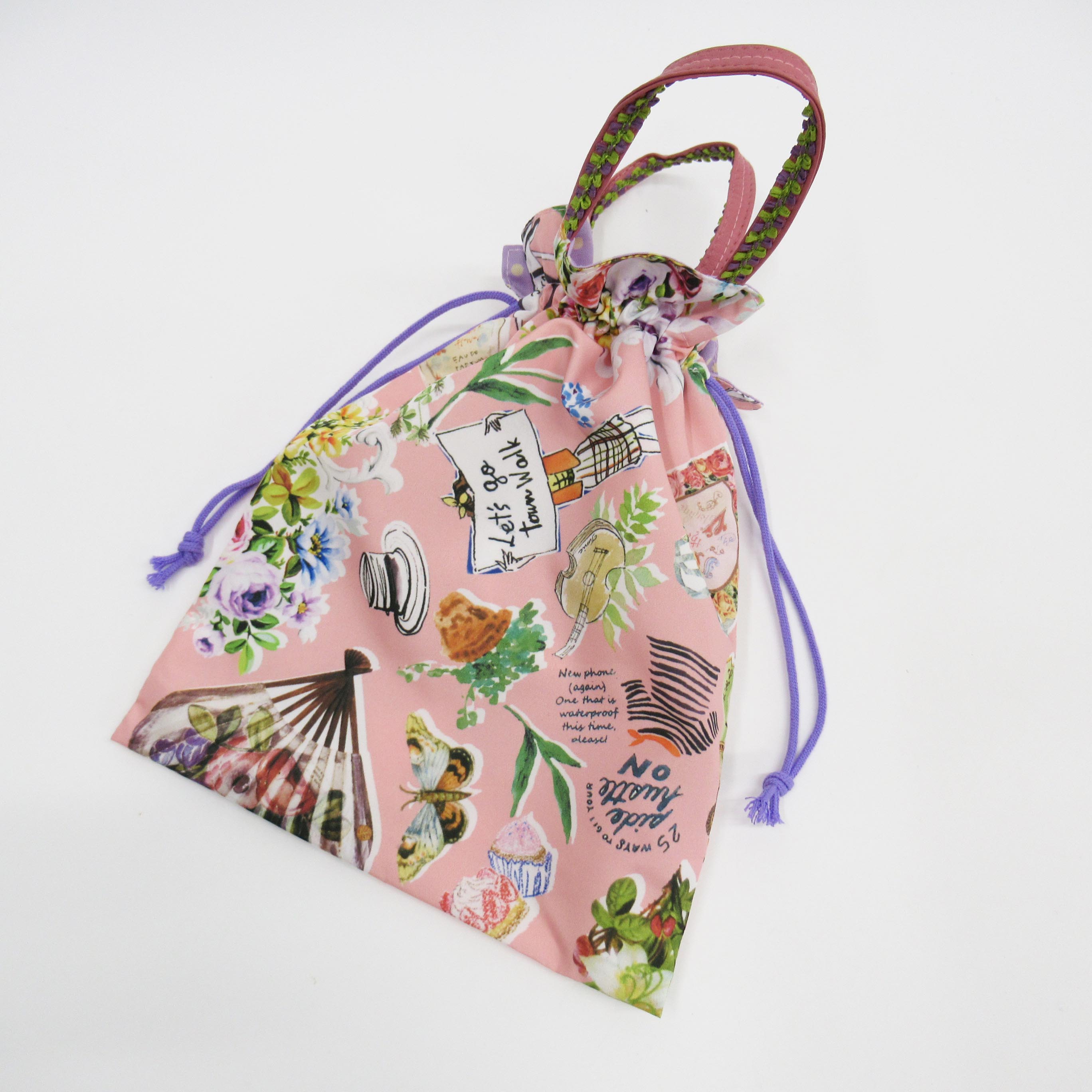 TUNIC Tuniキャラの巾着ポーチ/A ピンク